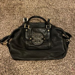 Well loved Leather Tory Burch Satchel bag.